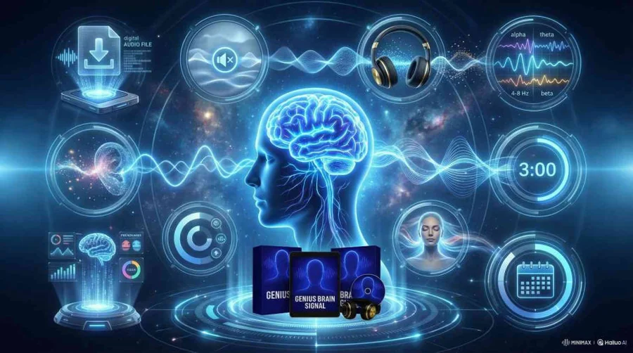 How to use Genius Brain Signal brainwave audio